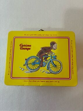 Vintage 1997 Curious George Metal Tin series 3